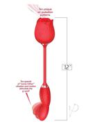 Wild Rose Come Hither Rechargeable Silicone Dual Stimulator...
