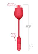 Wild Rose Lick And Thrust Rechargeable Silicone Dual...