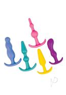 Anal Lovers Kit Silicone Anal Plugs - Multicolor